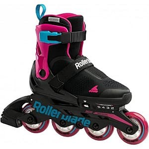 Роликовые коньки Rollerblade  MICROBLADE FREE Nero/Rosa