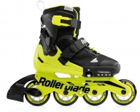 Role Rollerblade  MICROBLADE Nero/Giallo Neon