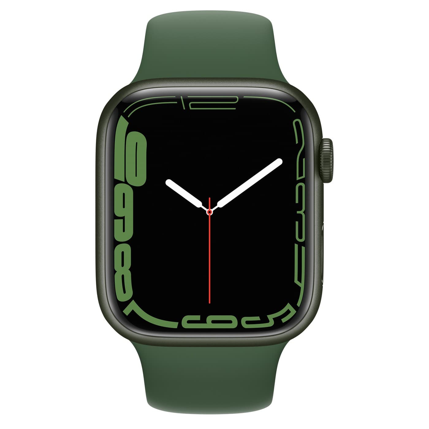 Ceas inteligent Apple Watch Series 7 GPS 45mm Green Sport Band (MKN73)