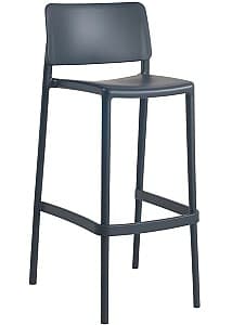 Барный стул Papatya Joy-S Bar 75cm Anthracite