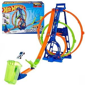  Hot Wheels Cursă cu trei circuite