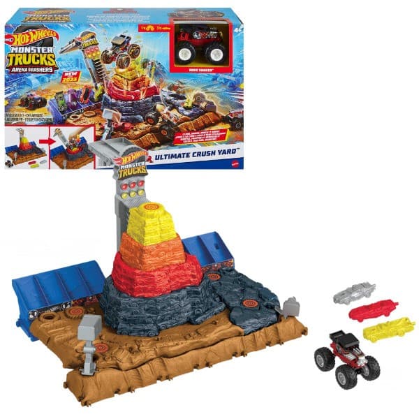 Интерактивная игрушка Hot Wheels Monster Trucks ARENA SMASHERS “BONE SHAKER ”