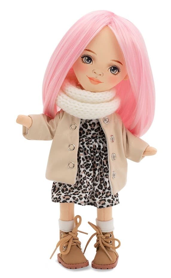 Papusa Orange Toys Billie in a Leather Down Jacket SS06-12