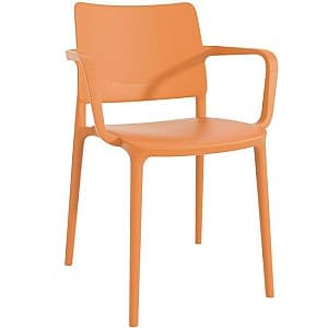 Scaun din plastic Papatya Joy-K Orange