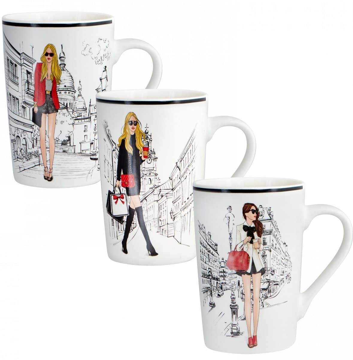 Set pentru ceai și cafea Casa Masa LADIES 380 ml (6 buc)