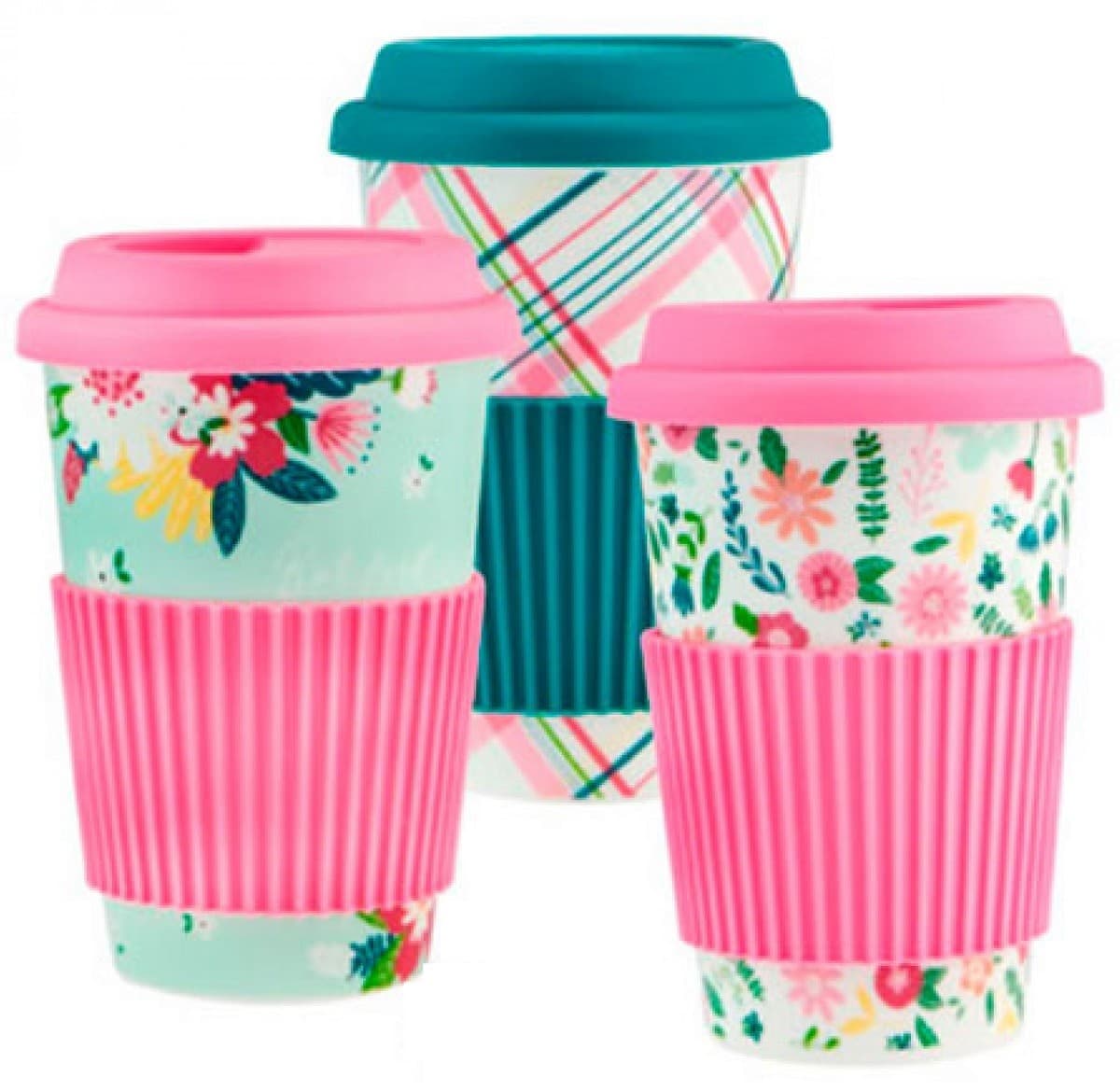 Set pentru ceai și cafea Casa Masa SUMMER 390 ml+ capac (6 buc)