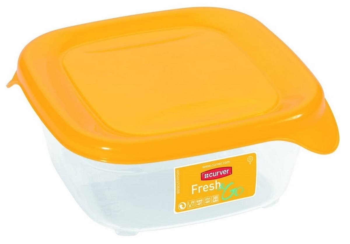 Set de recipiente alimentare Curver FRESH&GO 0,25 L galben