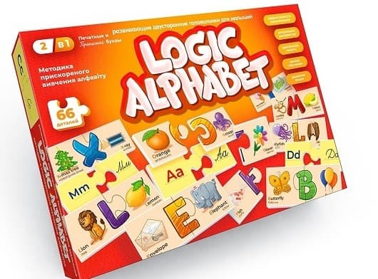 Joc de masa Rost LOGIC ALPHABET ENG/RUS 35750