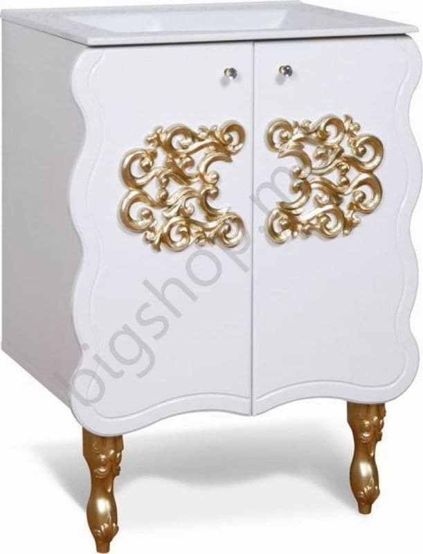 Dulap pe podea KMK Iskushenie 620 (0459.12) White/Gold