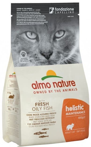 Сухой корм для кошек Almo Nature HOLISTIC Maintenance Oily Fish 400g