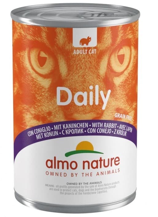 Влажный корм для кошек Almo Nature DAILY Can Rabbit 400g