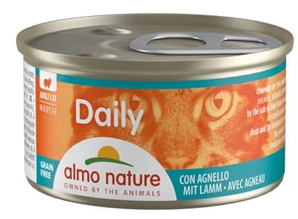 Hrană umedă pentru pisici Almo Nature DAILY Can Mousse Lamb 85g