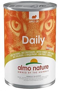 Влажный корм для кошек Almo Nature DAILY Can Turkey 400g