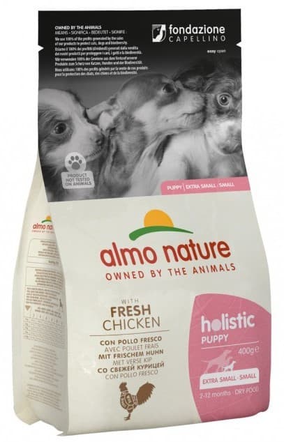 Hrană uscată pentru câini Almo Nature HOLISTIC XS-S Puppy Chicken 400g