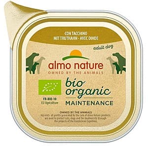 Влажный корм для собак Almo Nature BIO ORGANIC Alu Turkey 100g