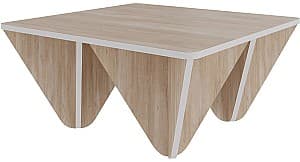 Журнальный столик DECO Diamond Oak/White