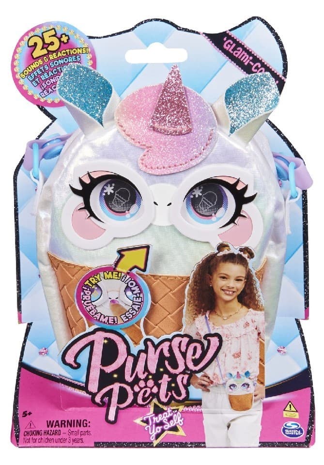 Jucărie interactivă Spin Master Purse Pets Treat Yo Self Unicorn