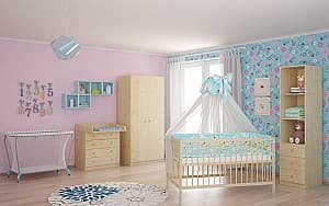 Кроватка Polini Kids Simple 101 Natural