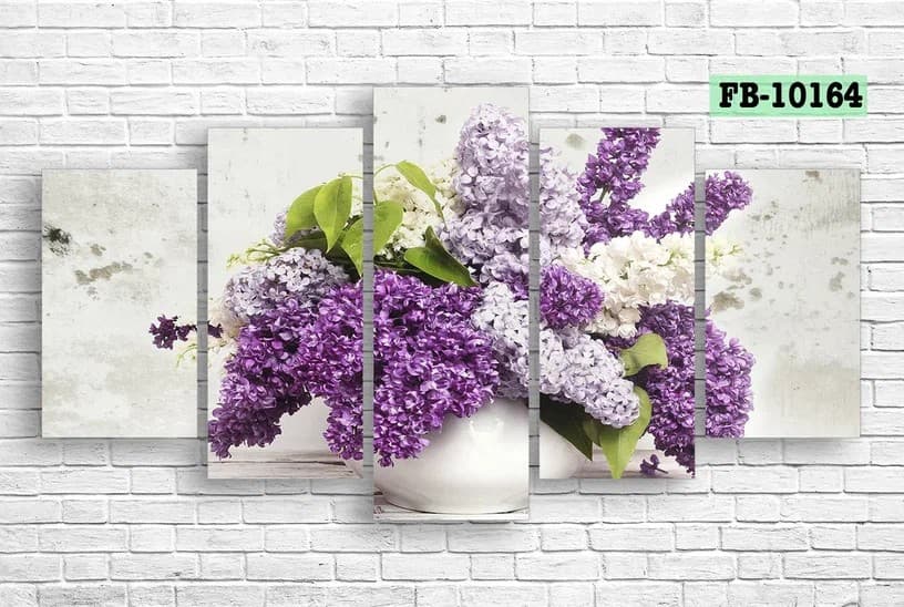 Модульная картина Art.Desig Lilac flowers FB-10164