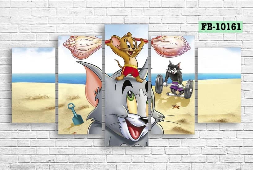 Tablou multicanvas Art.Desig Tom and Jerry FB-10161
