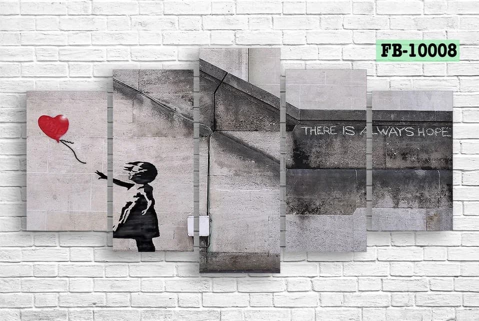 Модульная картина Art.Desig Banksy Balloon Girl FB-10008