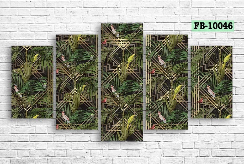 Модульная картина Art.Desig Tropical Leaves FB-10046