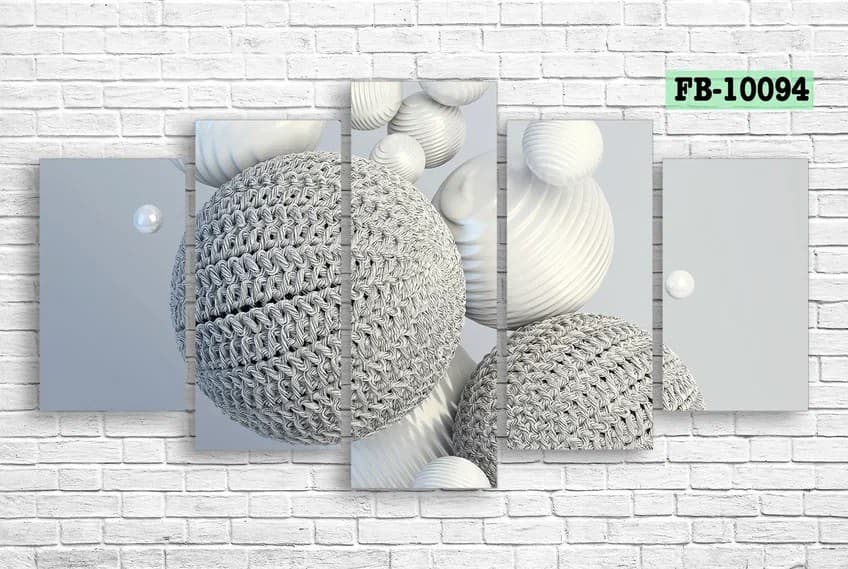 Модульная картина Art.Desig 3D spheres FB-10094