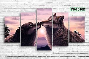 Tablou multicanvas Art.Desig Wolves FB-10182