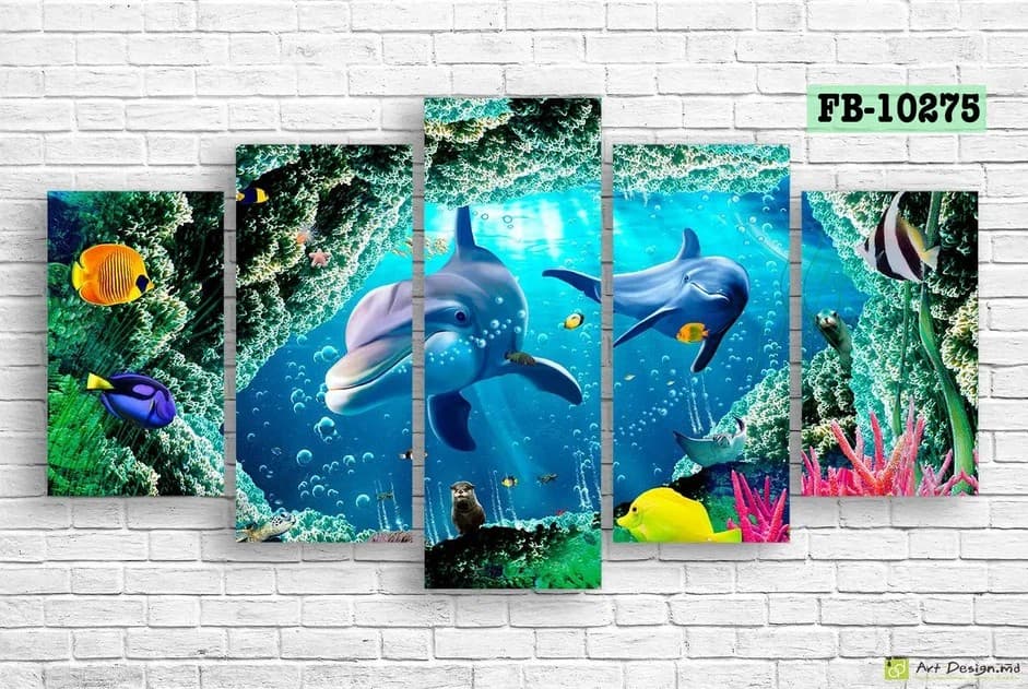 Модульная картина Art.Desig The aquatic world FB-10275