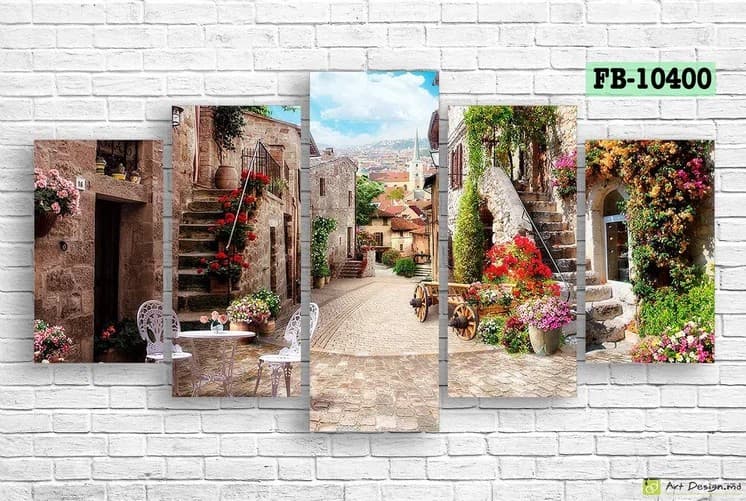 Tablou multicanvas Art.Desig The streets of Venice FB-10400