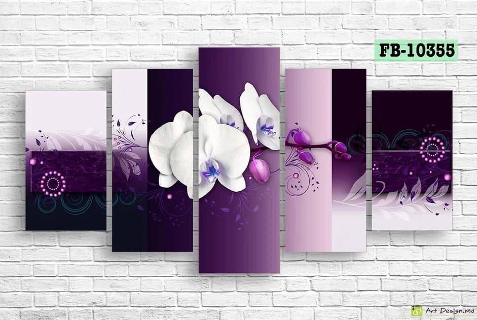 Tablou multicanvas Art.Desig Orchid FB-10355