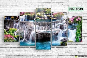 Tablou multicanvas Art.Desig Colorful landscape FB-10349