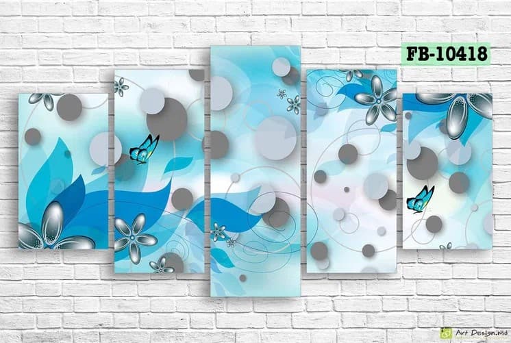 Tablou multicanvas Art.Desig Abstraction FB-10418