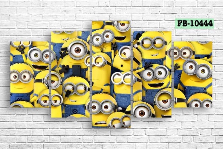 Tablou multicanvas Art.Desig Minions FB-10444