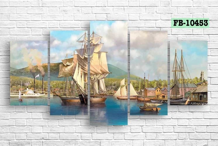 Модульная картина Art.Desig Парусник FB-10453