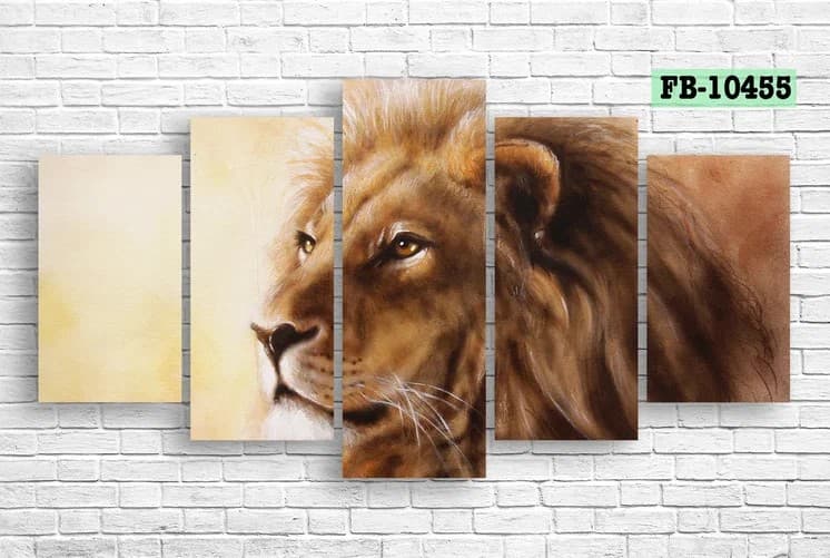 Tablou multicanvas Art.Desig Lion FB-10455