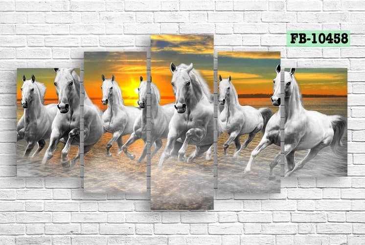 Tablou multicanvas Art.Desig Horses FB-10458