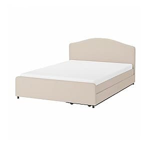 Pat IKEA Hauga Lofallet beige 160x200