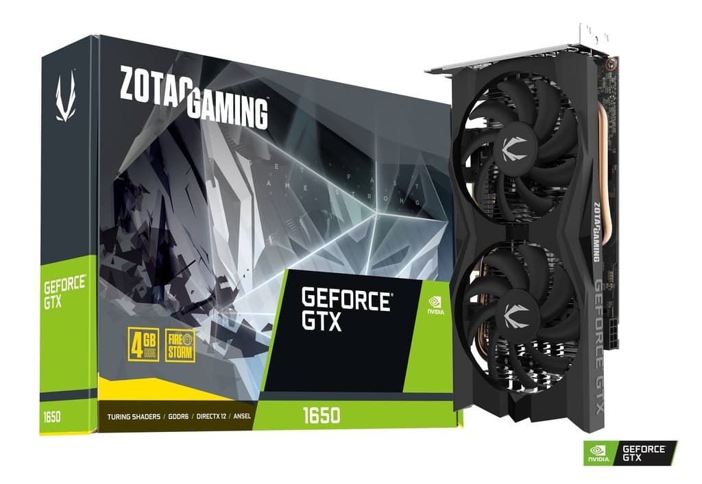 Placa video gaming ZOTAC GeForce GTX 1650 (ZT-T16520S-10M)