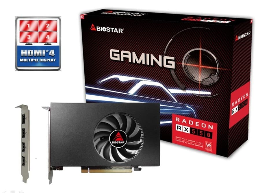 Placa video Biostar Radeon RX 550