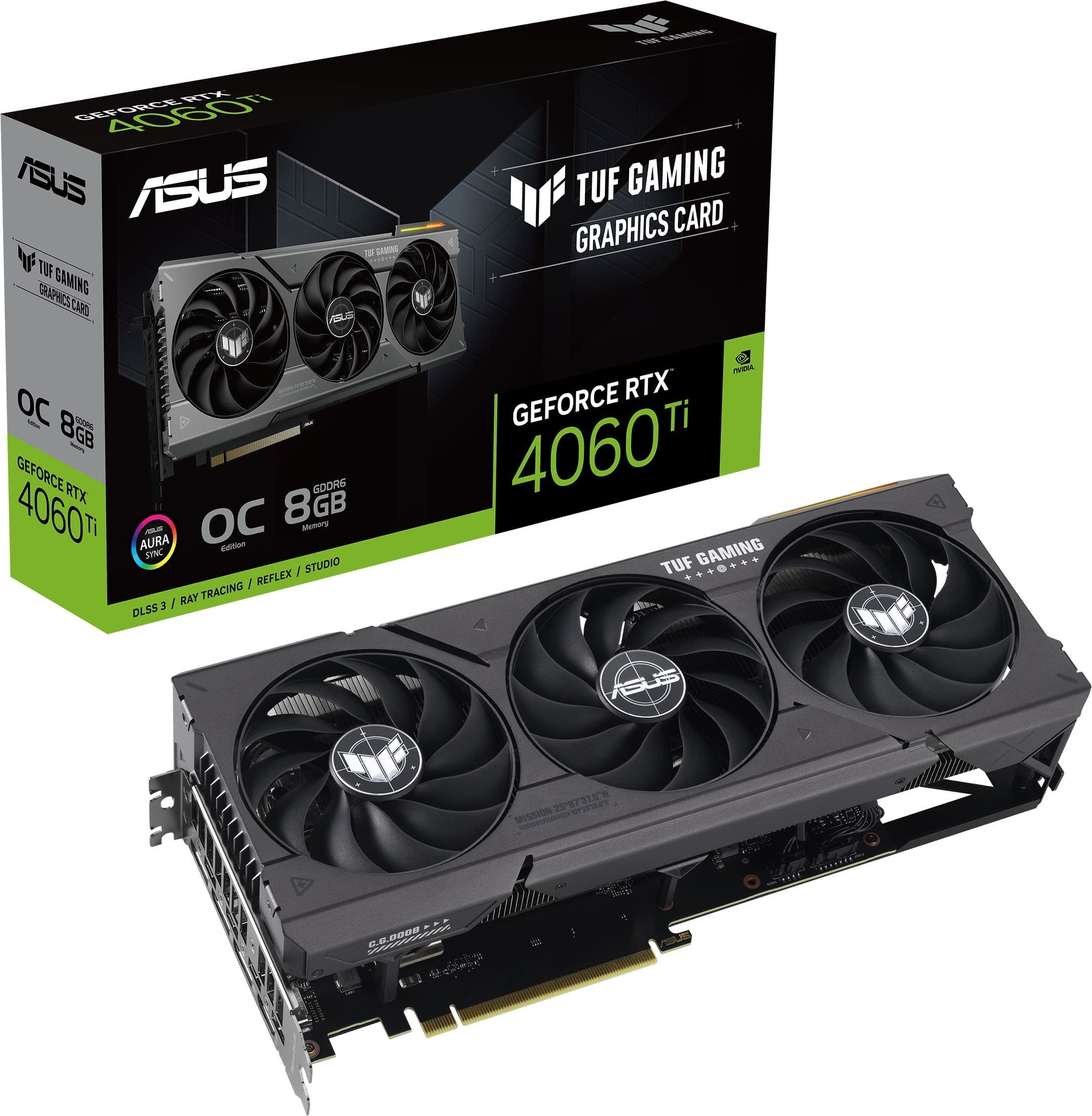 Placa video gaming Asus TUF RTX4060TI O8GGAMING