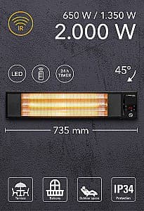 Инфракрасный обогреватель Trotec IR 2010 S