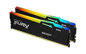 Оперативная память Kingston Fury Beast DDR5 RGB 2x16Gb (KF552C40BBAK2-32)