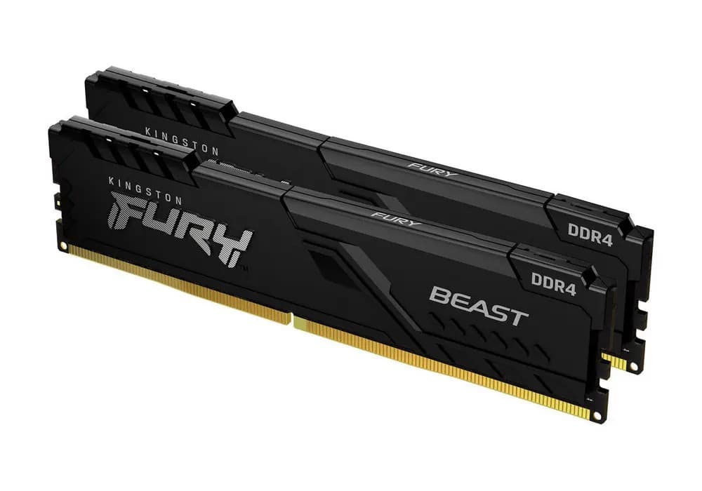 Оперативная память Kingston Fury Beast DDR4 2x16Gb (KF436C18BBK2/32)