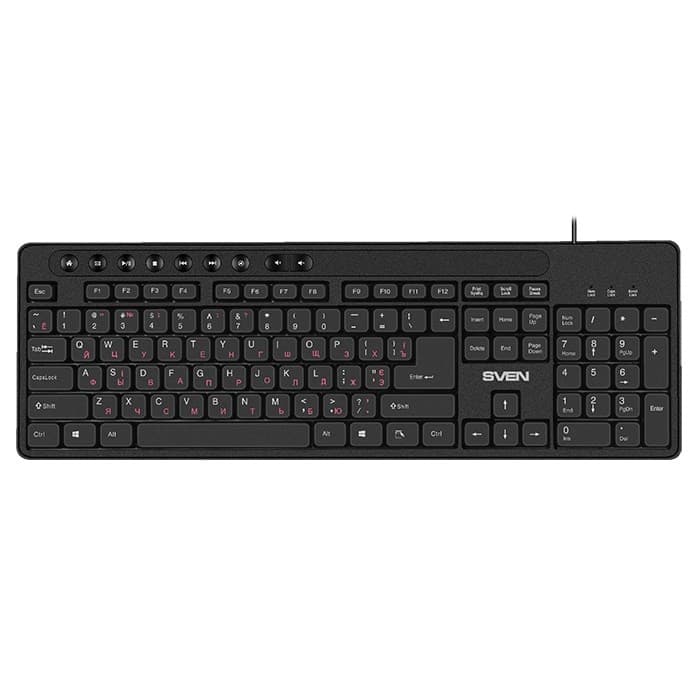 Tastatura SVEN KB-C3060 Multimedia Black