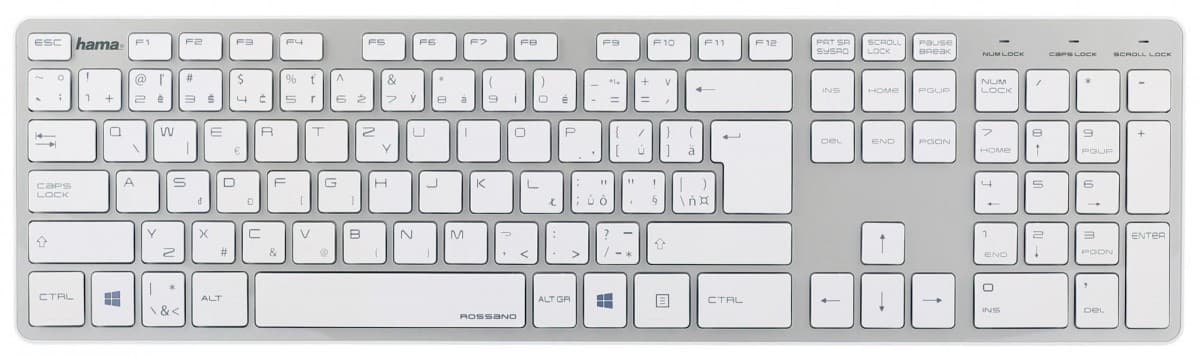 Tastatura Hama Rossano White