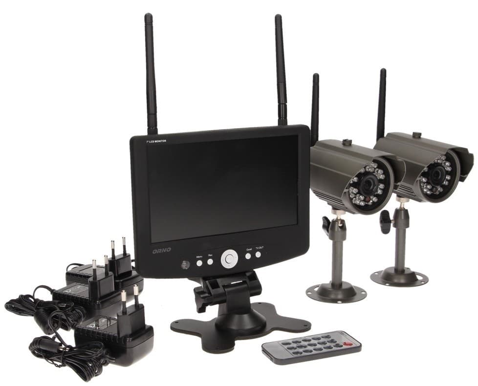 IP Камера ORNO система 4-канальная беспроводного видеонаблюдения