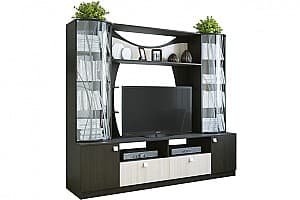 Living SV-Mebel Gamma 15 TV stejar wenge/stejar lăptos