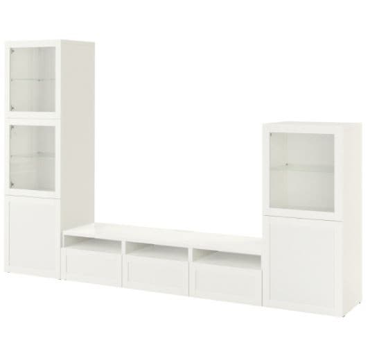 Стенка IKEA Besta White/ Hanviken