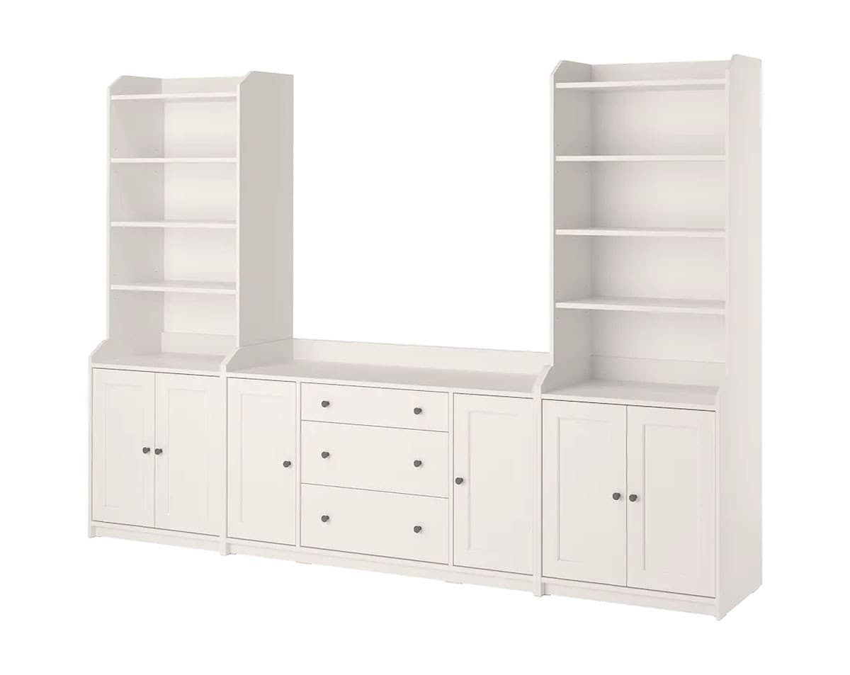 Living IKEA Hauga White 279x46x199 cm